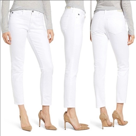 Ag Adriano Goldschmied Denim - AG White Prima Cigarette Jeans 26